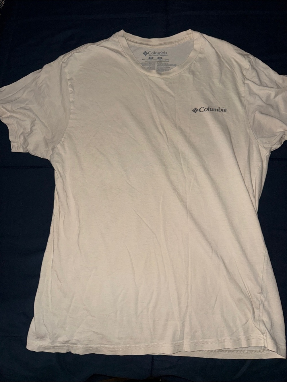 Columbia off White Crewneck Logo T-Shirt